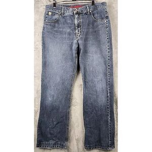 Alberto Rock Jeans‎ Mens Size 34x30 Blue EU 50 Model 4370 Dark Wash Inky Denim
